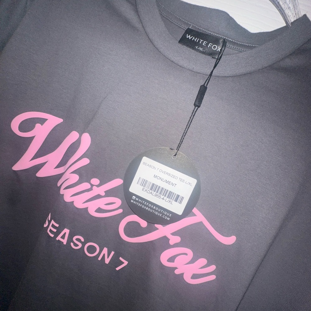 White Fox Boutique Oversized T Shirt!